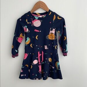 Deux par deux space kitty dress
